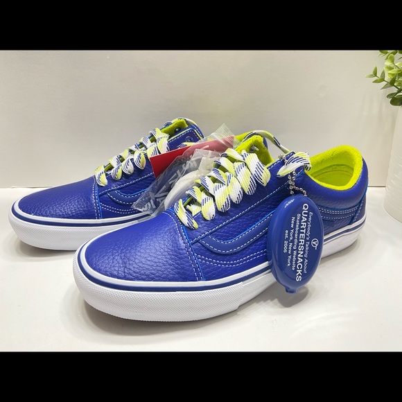 Vans Other - NEW Vans Old Skool Quartersnacks Limited Mens Leather Sneakers Shoes Size 9